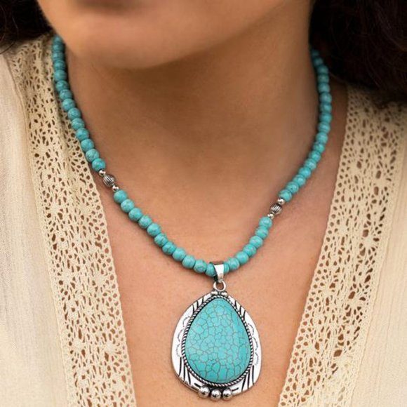 Evolution Turquoise Necklace